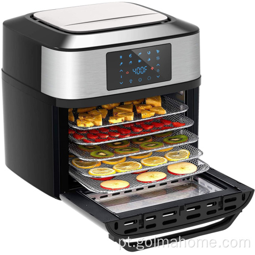 Fritadeira de ar Golmahome panela de pressão 1500W 6L Fritadeiras de pressão Panelas de cozimento lento Panelas de pressão elétricas